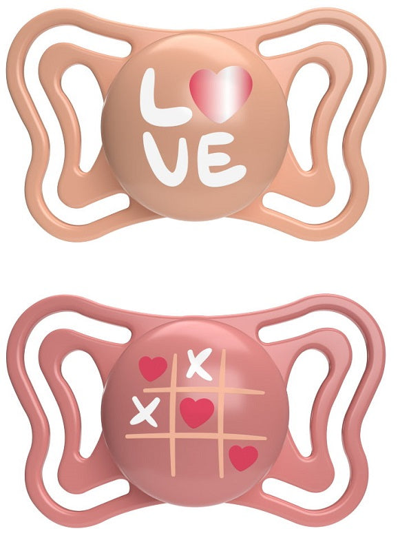 Chicco succhietto light rosa silicone 16-36m 2 pezzi