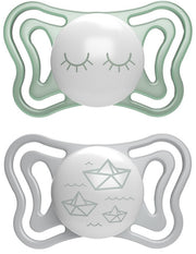 Chicco succhietto light lumi silicone 16-36m 2 pezzi