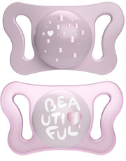 Chicco succhietto micro girl silicone 0-2m 2 pezzi