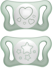 Chicco succhietto micro lumi silicone 0-2m 2 pezzi