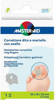 Correttore dita a martello master-aid footcare con anello 1 pezzo c14