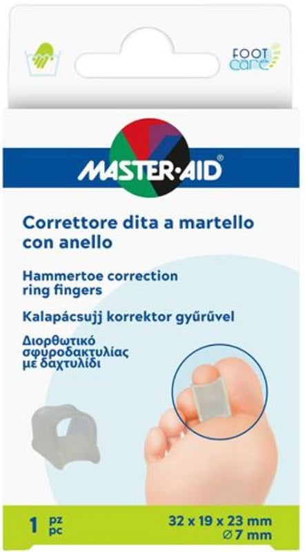 Correttore dita a martello master-aid footcare con anello 1 pezzo c14