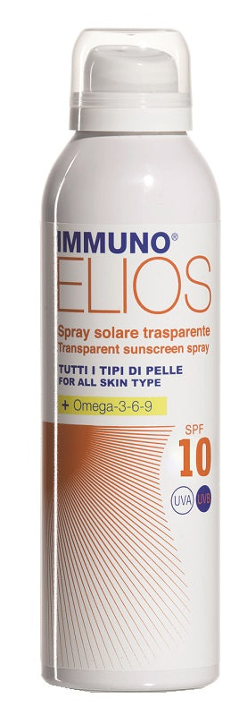 Immuno elios spray solare trasparente spf 10 150 ml