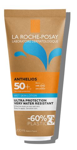 Anthelios gel pelle bagnata 50+ 200 ml nuovo paperpack
