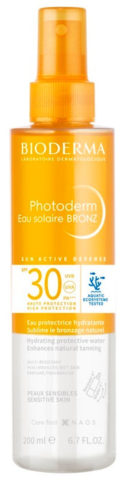 Photoderm eau solaire bronz spf30