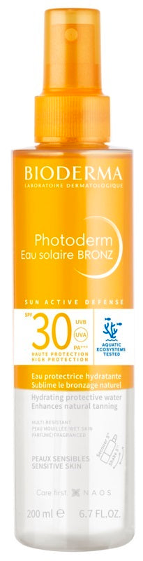 Photoderm eau solaire bronz spf30