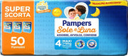 Pampers sole luna trio maxi 50 pezzi