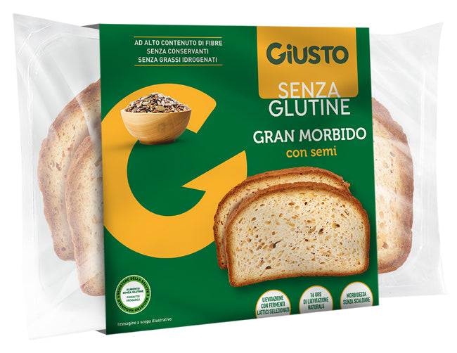 Giusto senza glutine gran morbido semi 300 g