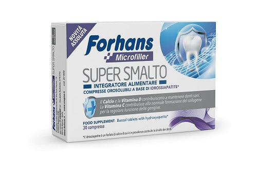 Forhans microfiller super smalto 30 compresse orosolubili