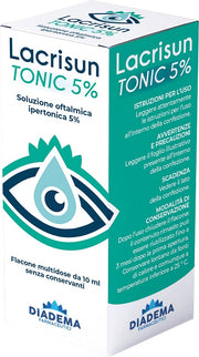 Soluzione oftalmica ipertonica lacrisun tonic 5% 10 ml