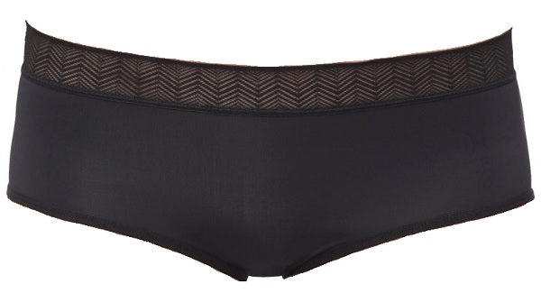 Selenacare slip assorbente ciclo mestruale modello hipster nero l