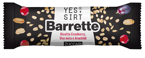Yes sirt barrette cranberry uva nera arachidi 25 g