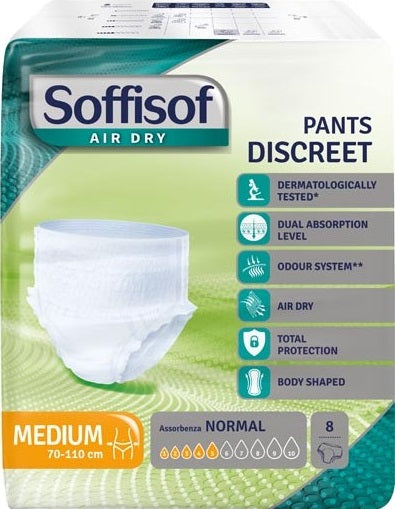 Pannolone soffisof air dry pants discreet large 7 pezzi