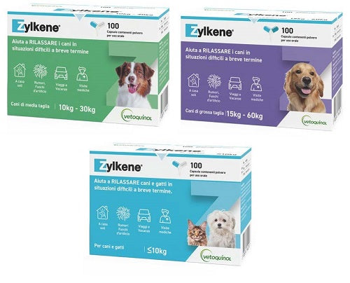 Zylkene cani e gatti fino a 10kg 100 capsule 75mg