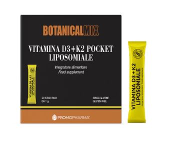 Vitamina d3+k2 liposomiale pocket 20 stick
