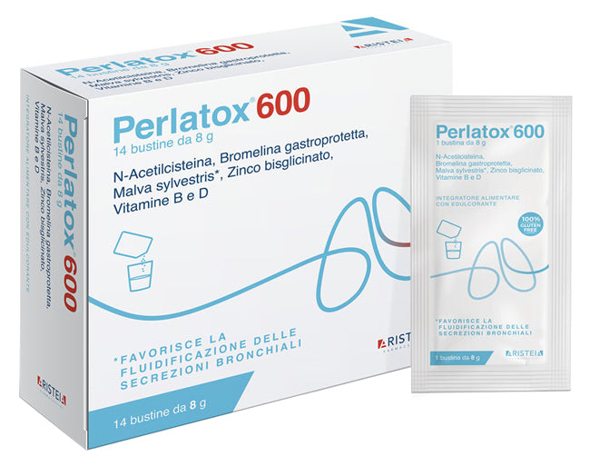 Perlatox 600 14 bustine nuova formulazione