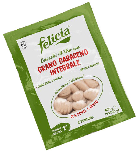 Felicia gnocchi di riso con grano saraceno integrale 400 g