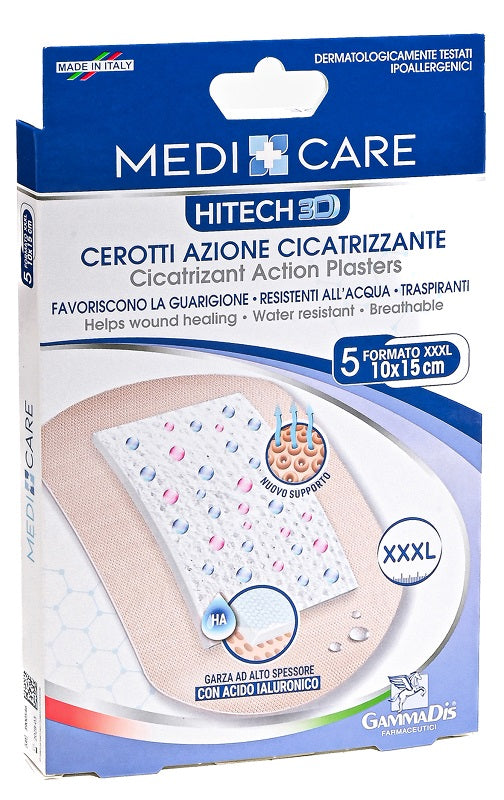 Cerotto medicare cicatrizzanti 10x15 5 pezzi