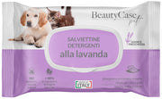Beautycase pet salviettine detergenti alla lavanda flow pack 40 pezzi
