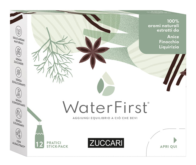 Water first anice-finocchia-liquirizia 12 stick pack