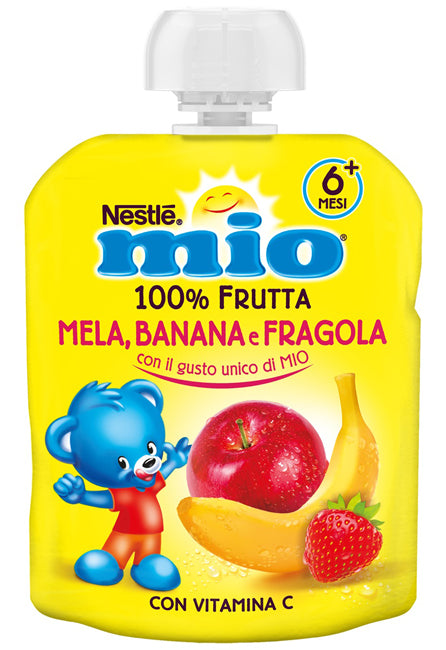 Mio pouch omogeneizzato mela banana fragola 90 g