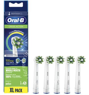 Oralb power refill eb50 crossaction 5 pezzi