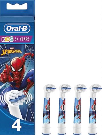 Oralb power refill eb10 spiderman 4 pezzi