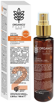Organics pharm spray solare viso corpo spf30 100 ml