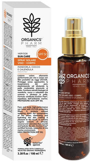 Organics pharm spray solare viso corpo spf50 100 ml