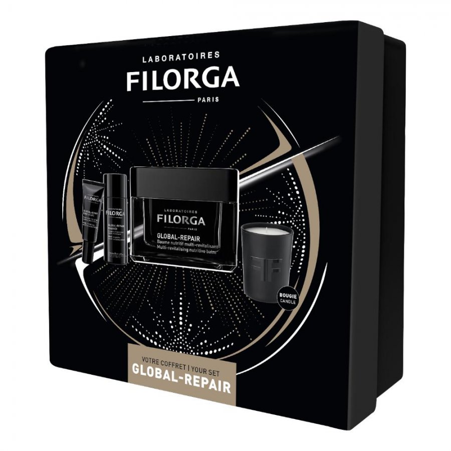 XMAS BOX Filorga Global repair balm 50 ml + 1 Global repair essence 50 ml + 1 Global repair eyes & lips 4 ml + 1 Candela