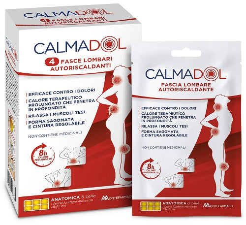 Fascia lombare calmadol 4 pezzi