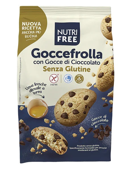 Nutrifree goccefrolla con gocce di cioccolato 300 g