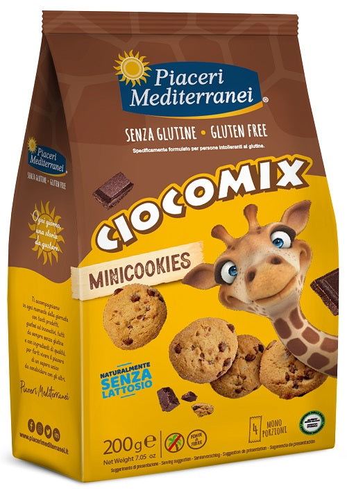 Piaceri mediterranei ciocomix mini cookies 200 g