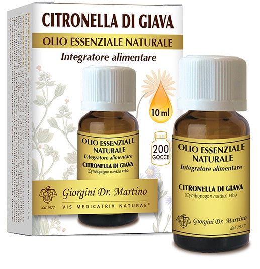 Citronella giava olio essenziale naturale 10 ml