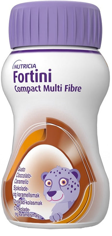 Fortini compact multi fibre cioccolato caramello 4 bottiglie da 125 ml