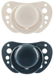 Chicco succhietti air blu silicone 6-16 mesi 2 pezzi
