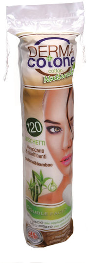 Dermacotone dischetti levatrucco eco naturals 120 pezzi