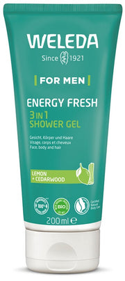 Doccia for men energy fresh 3in1 shower gel 200 ml