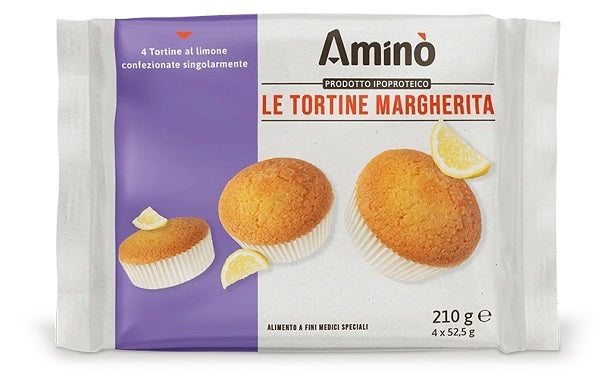 Amino' le tortine margherita 4 pezzi da 52,5 g