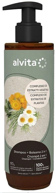 Alvita shampoo + balsamo 2 in 1 400 ml