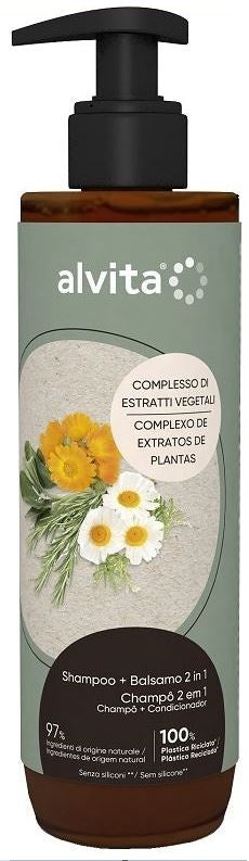 Alvita shampoo + balsamo 2 in 1 400 ml
