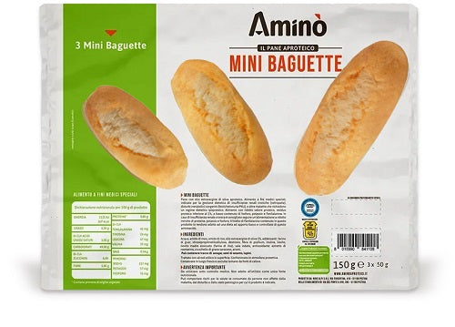 Amino mini baguette 3 pezzi da 50 g