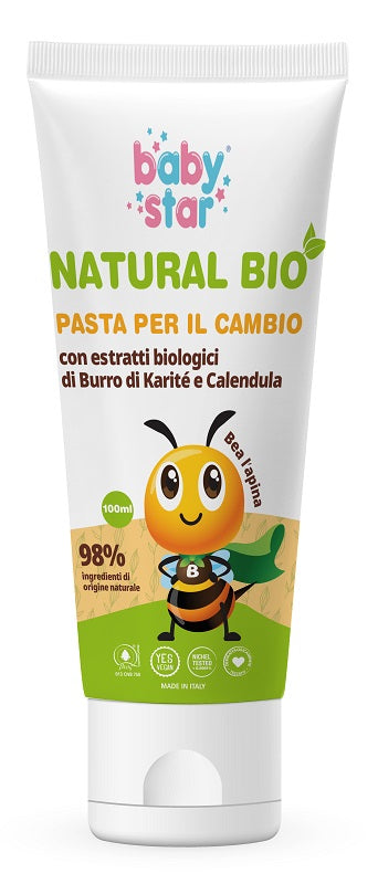 Babystar pasta cambio protettiva natural bio 100 ml