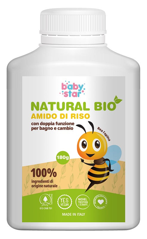 Babystar amido di riso natural bio 180 g