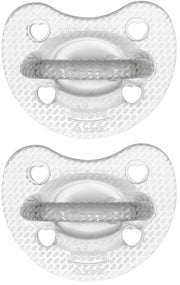Chicco gommotto silicone crystal 6-16 mesi 2 pezzi