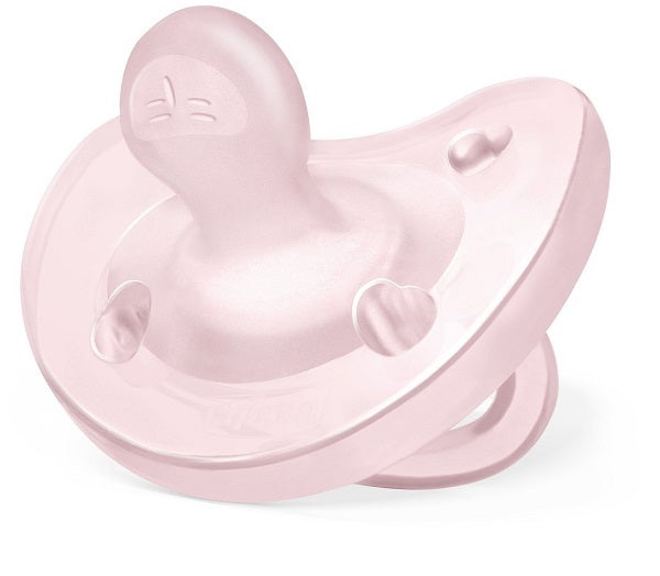 Chicco gommotto silicone rosa 2-6 mesi 1 pezzo