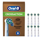 Oralb power refill eb50r crossaction 8 pezzi
