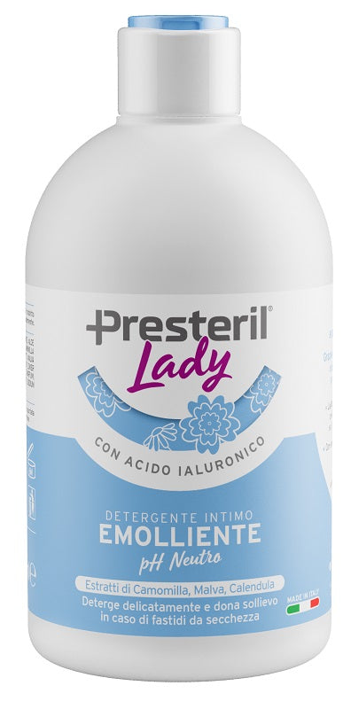 Lady presteril detergente intimo emolliente/ph neutro 250 m l