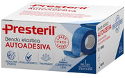 Benda elastica autoadesiva latex free presteril cm 2,5x4,5 m tesi blu