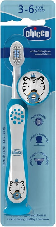 Chicco spazzolino 3-6 years azzurro